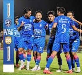 PSPS Pekanbaru Ditahan Imbang Adhyaksa FC di Stadion Kaharuddin Nasution 