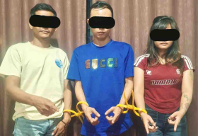 Jaringan Sabu Sungai Jering Diringkus, Wanita Bertato dan Dua Temannya Dikerangkeng 